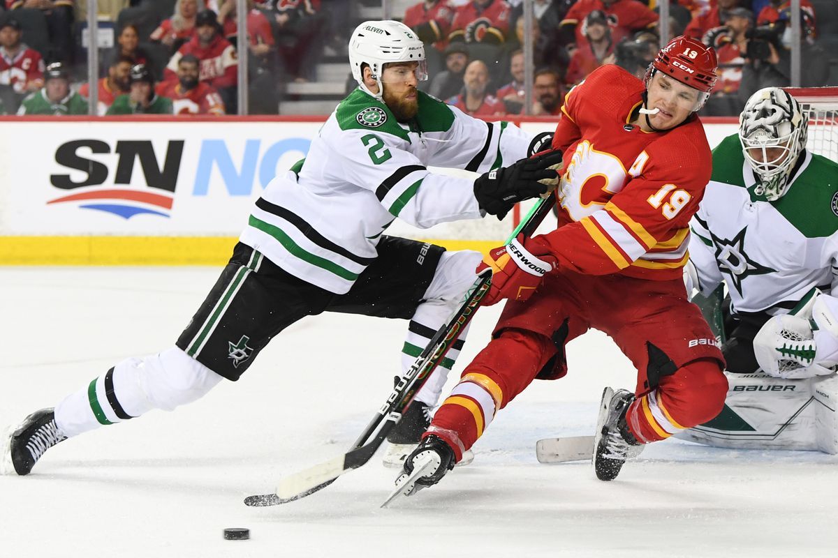 Dallas Stars at Calgary Flames at Scotiabank Saddledome