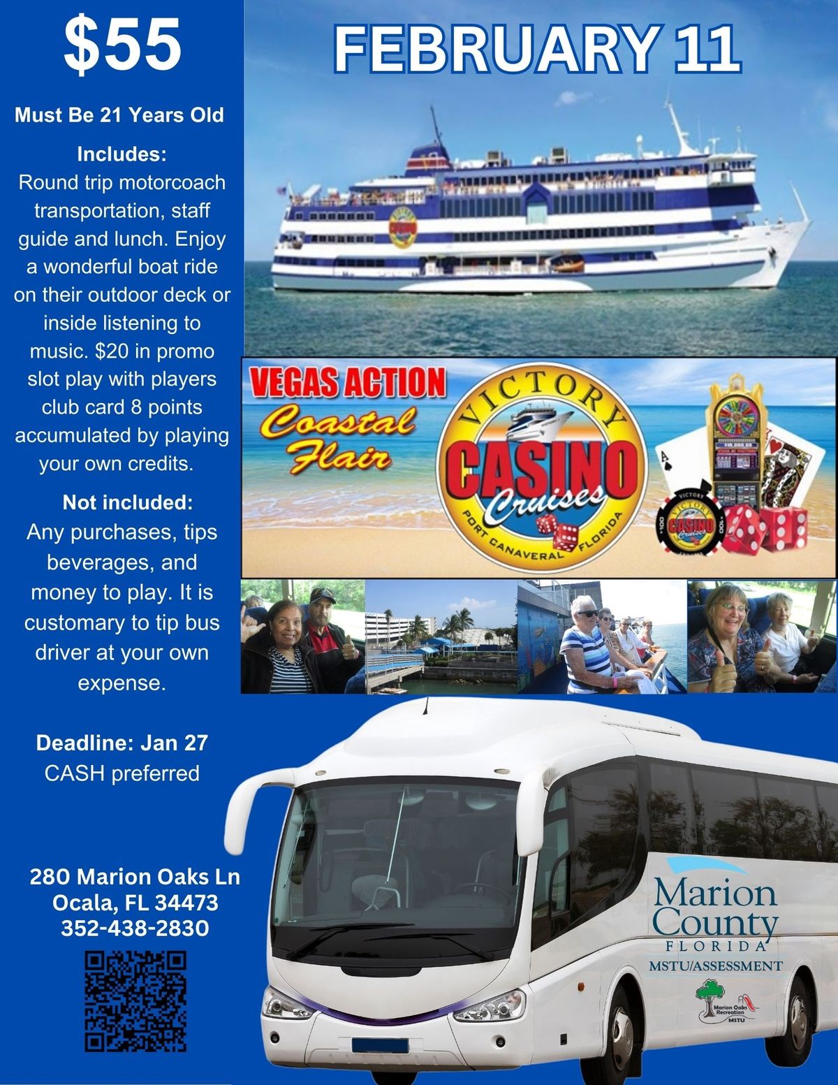 Victory Casino Cruise Motorcoach Trip