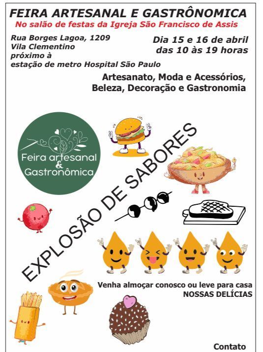 Feira de Artesanato e Gastronomia S\u00e3o Francisco \ud83c\udde7\ud83c\uddf7