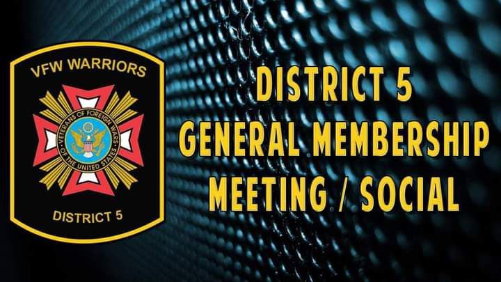 VFW Warriors Dist 5 Social\/GM