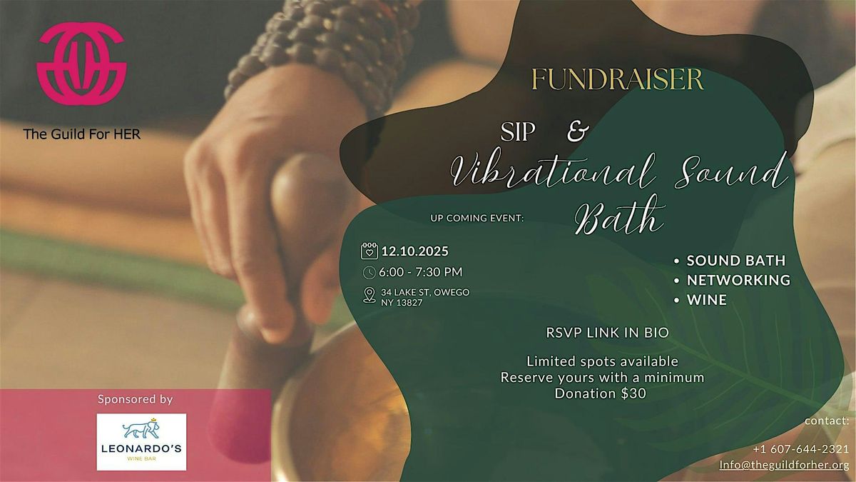 Vibrational Sound Bath Fundraiser with The Guild for HER