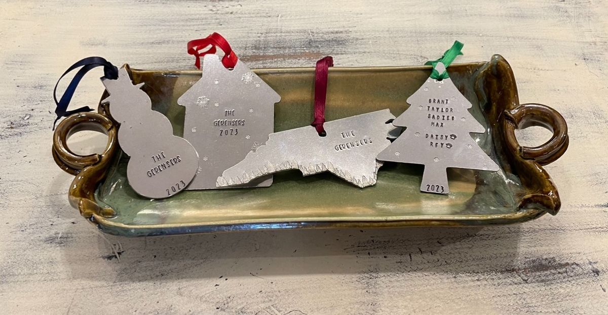 Adventures in Bloom \u2013 Ornament Metal Stamping Workshop