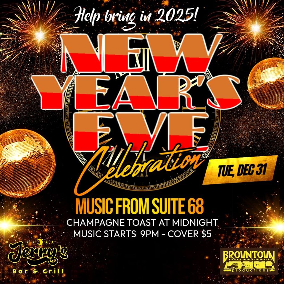 New Years Eve Party with Suite 68 at Jerry\u2019s Bar & Grill