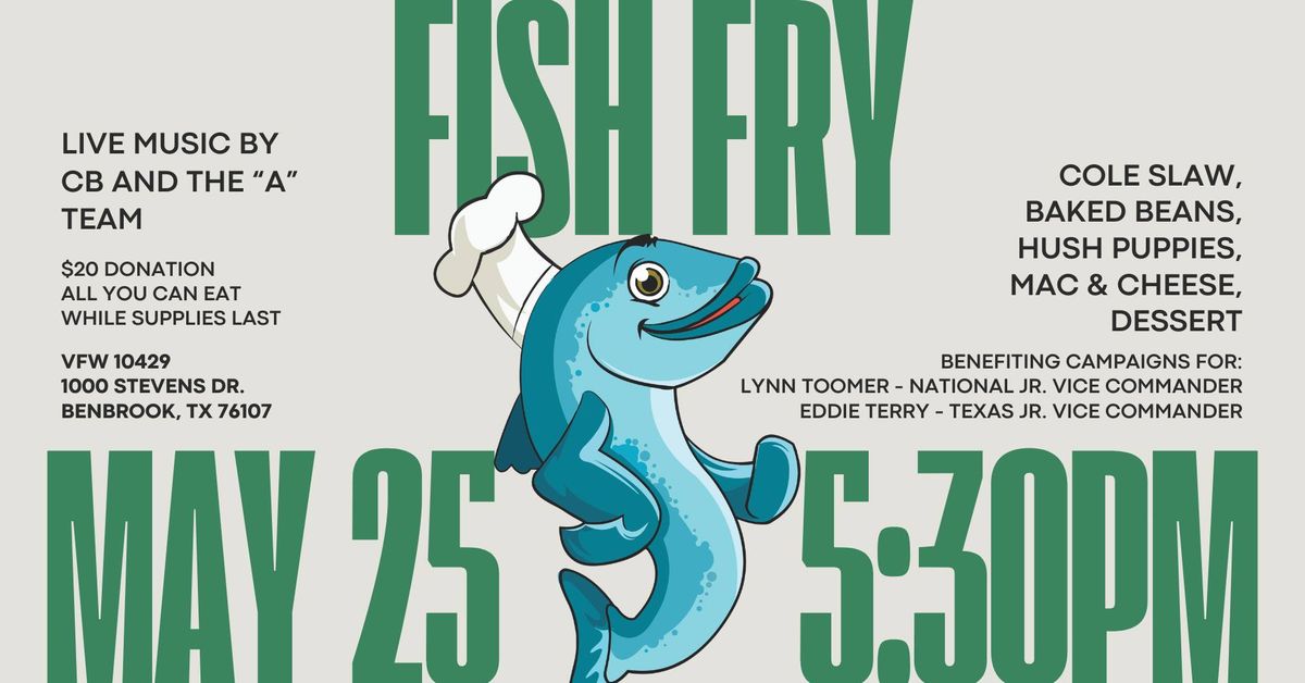 VFW National Jr. Vice 2026 Fish Fry