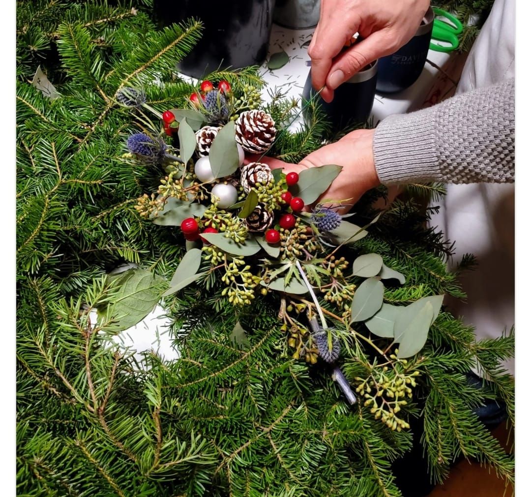 Holiday Wreath Workshop & Jazz at XO