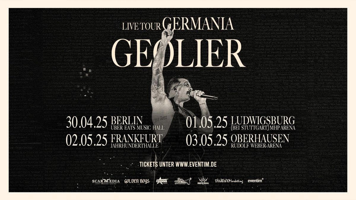 GEOLIER Live Konzert Tour - 2.5 FRANKFURT