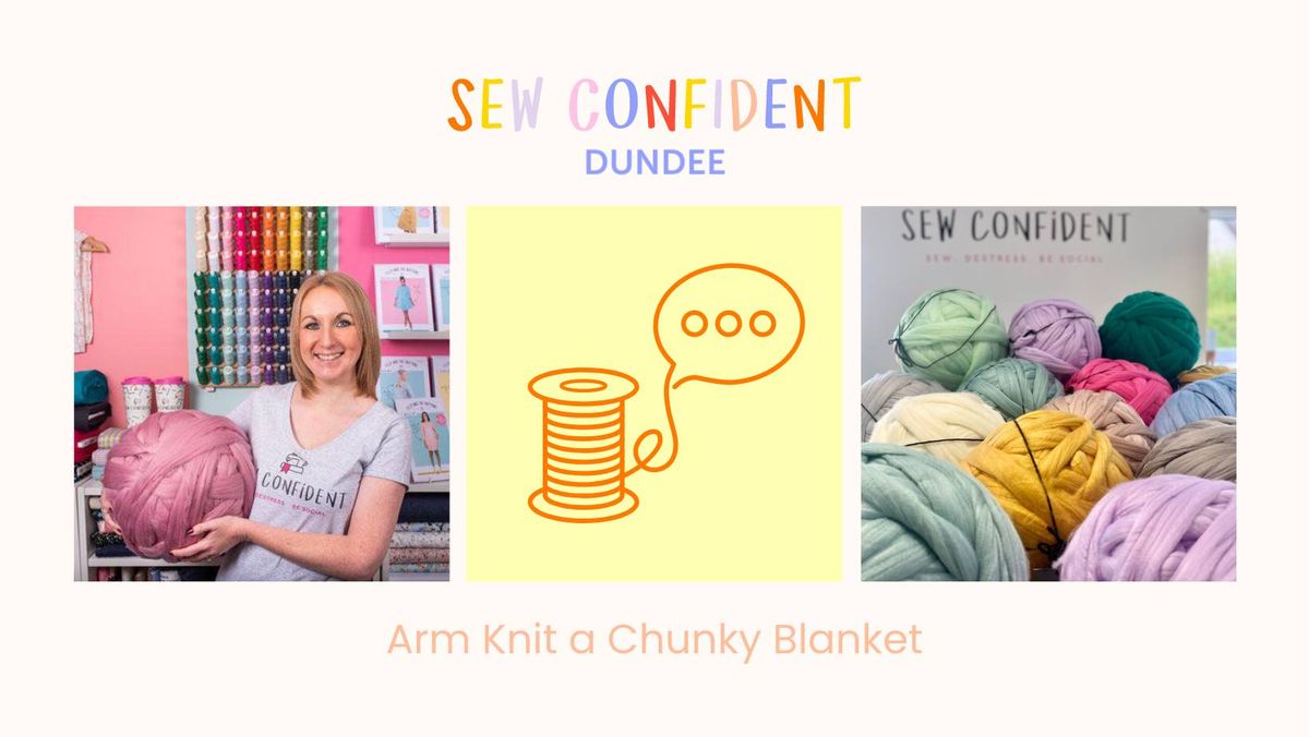 Arm Knit a Chunky Blanket