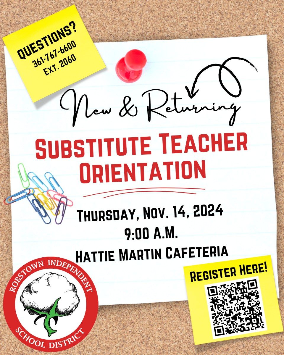 Substitute Orientation Training