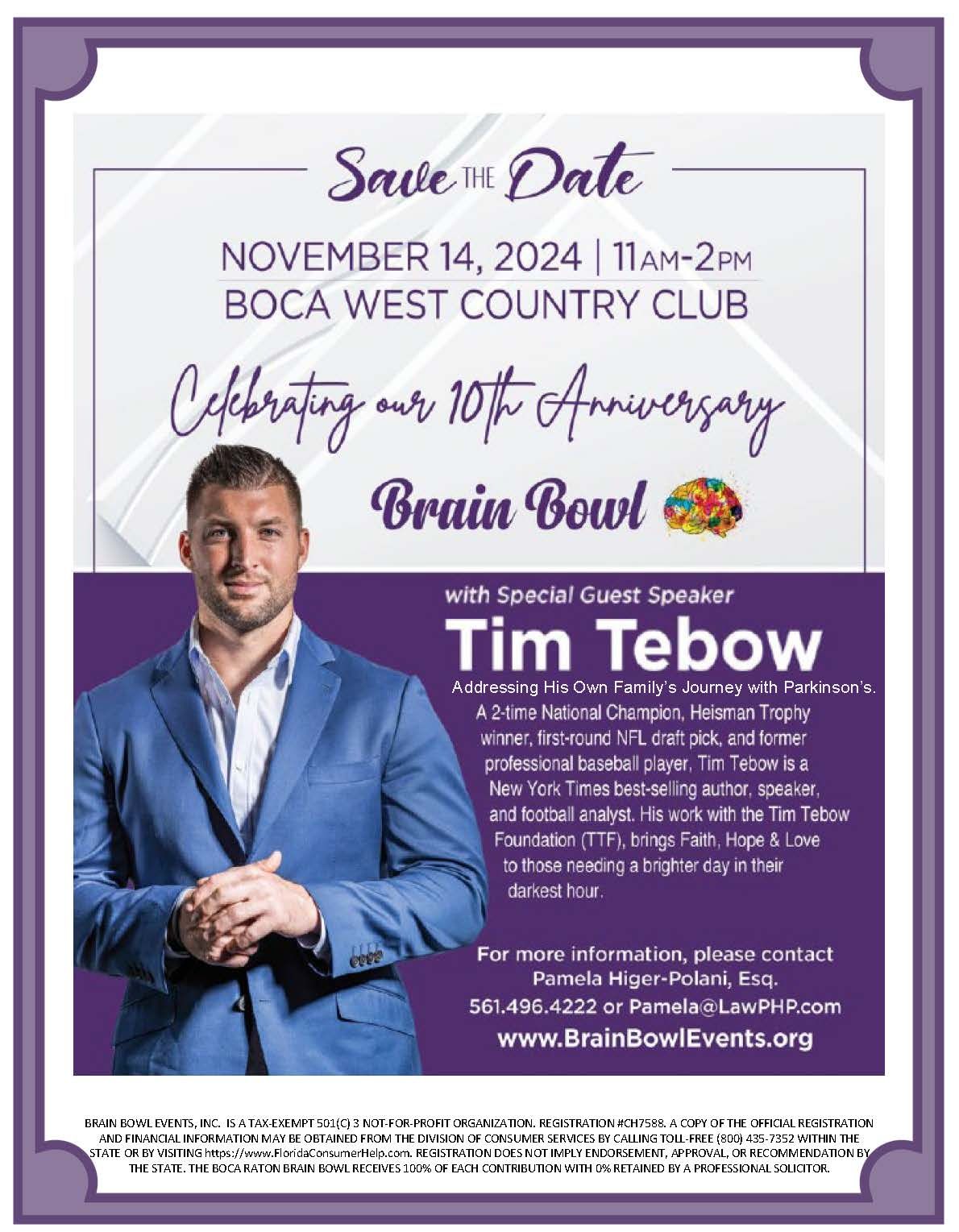 10th Annual Brain Bowl Luncheon 