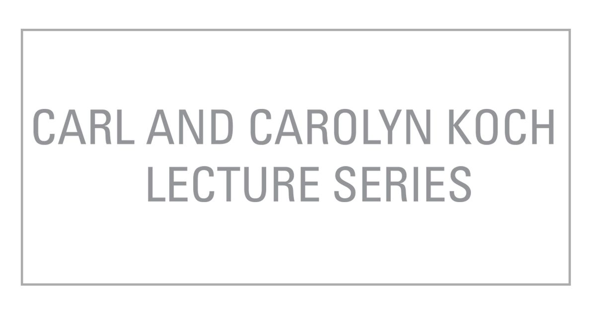 Carl and Carolyn Koch Lecture Series: Enrique Lavernia