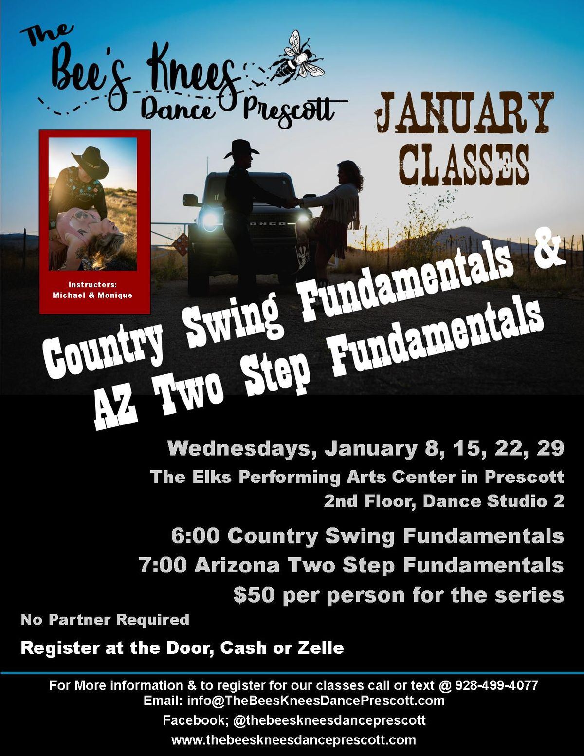 Country Swing & Arizona Two Step in January