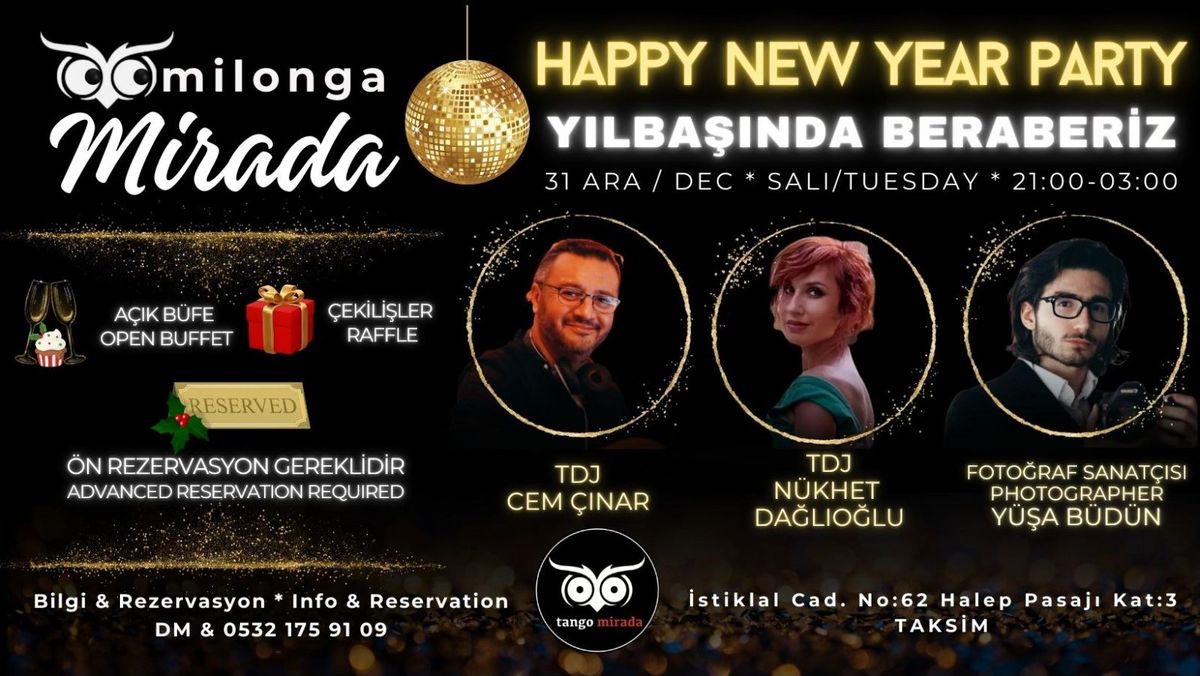 Milonga Mirada - Happy New Year Party