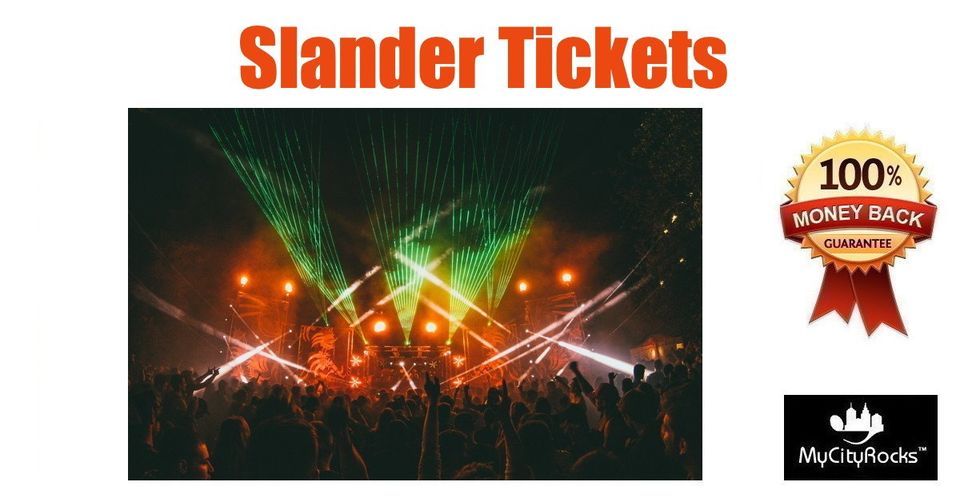 Slander Tickets Morrison CO Red Rocks Amphitheatre (Denver area), Red