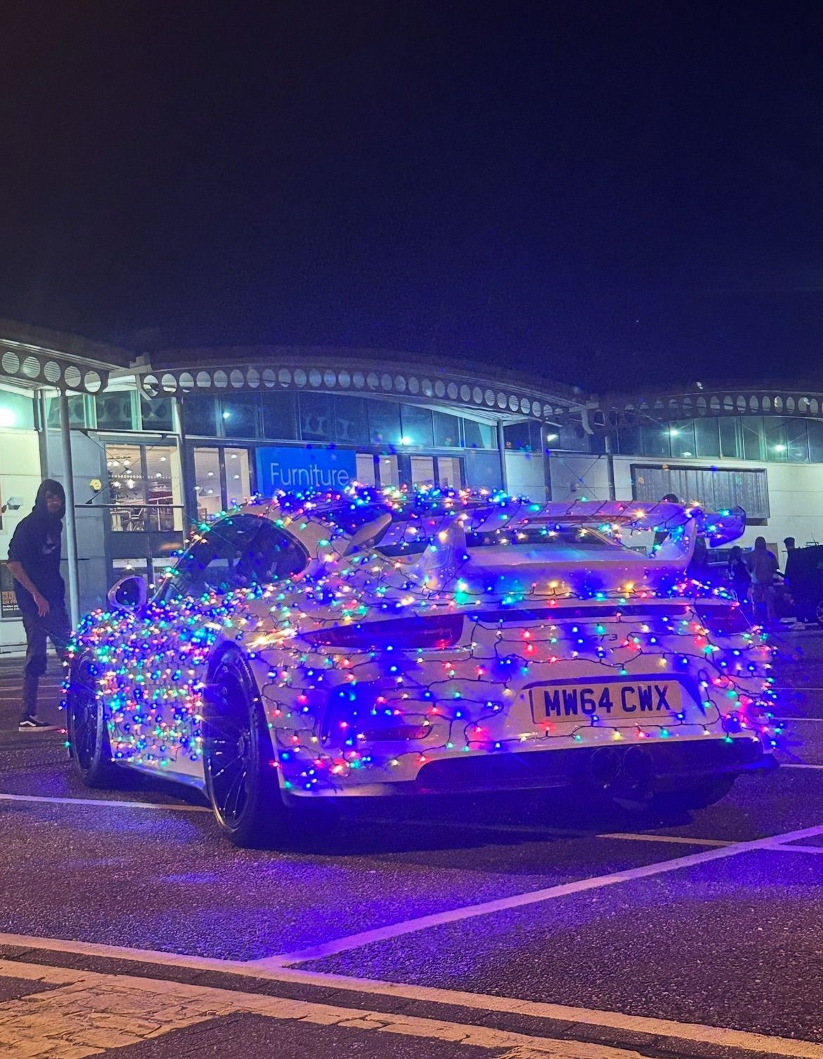 Christmas car meet