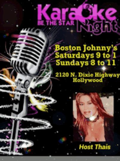 Saturday Karaoke with Thais @Boston Johnny's 9-1