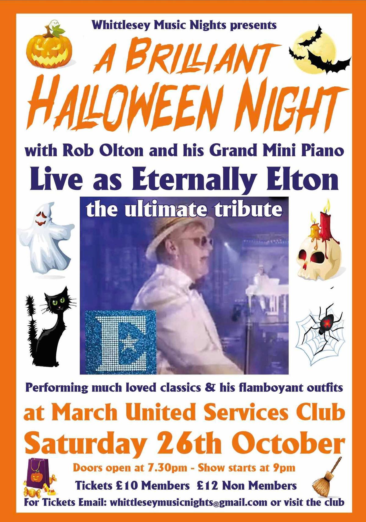 Halloween Fancy Dress Night with Eternally Elton