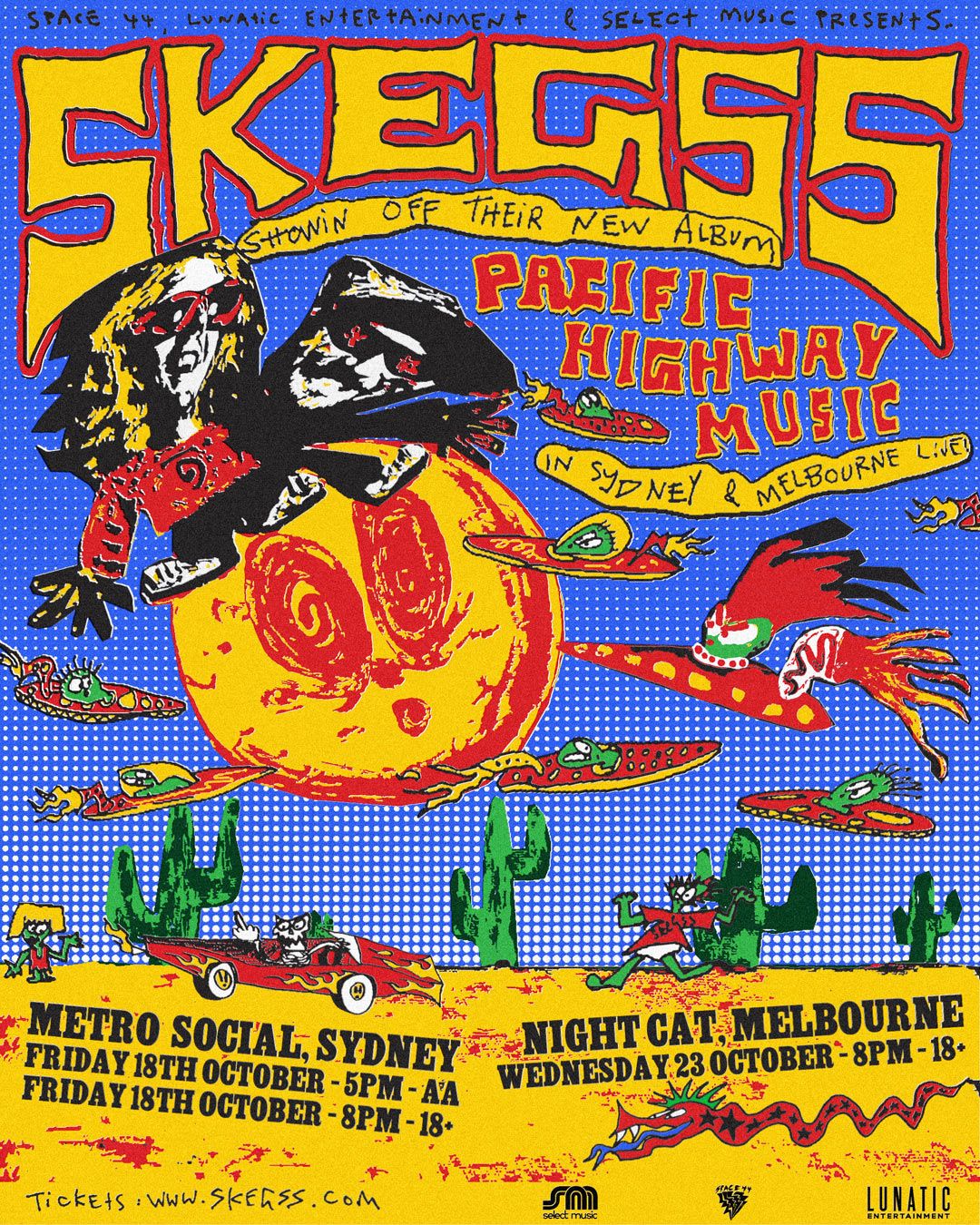 SKEGSS - METRO SOCIAL, SYDNEY - 18+