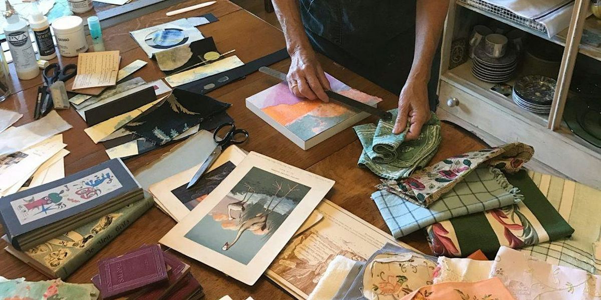 Nov. 2nd !  Collage Artist Book Workshop with Elisa Lanzi