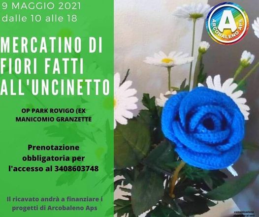 Mercatino di fiori fatti all'uncinetto - OP Park Granzette Rovigo