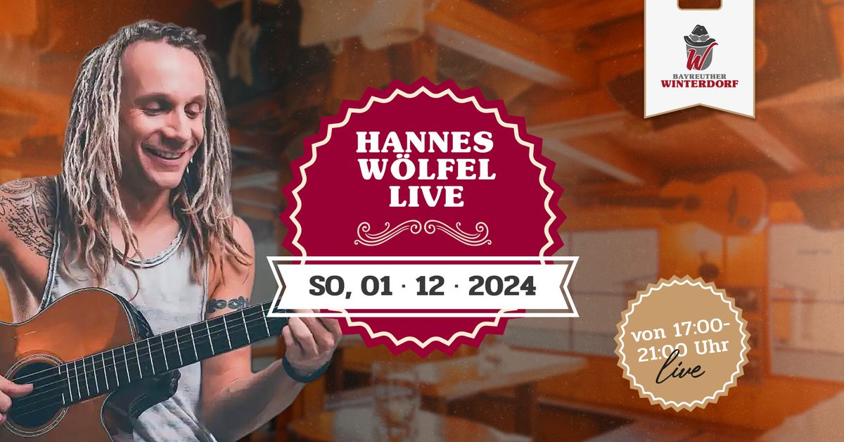 Hannes W\u00f6lfel \u2013 live im Dorf!