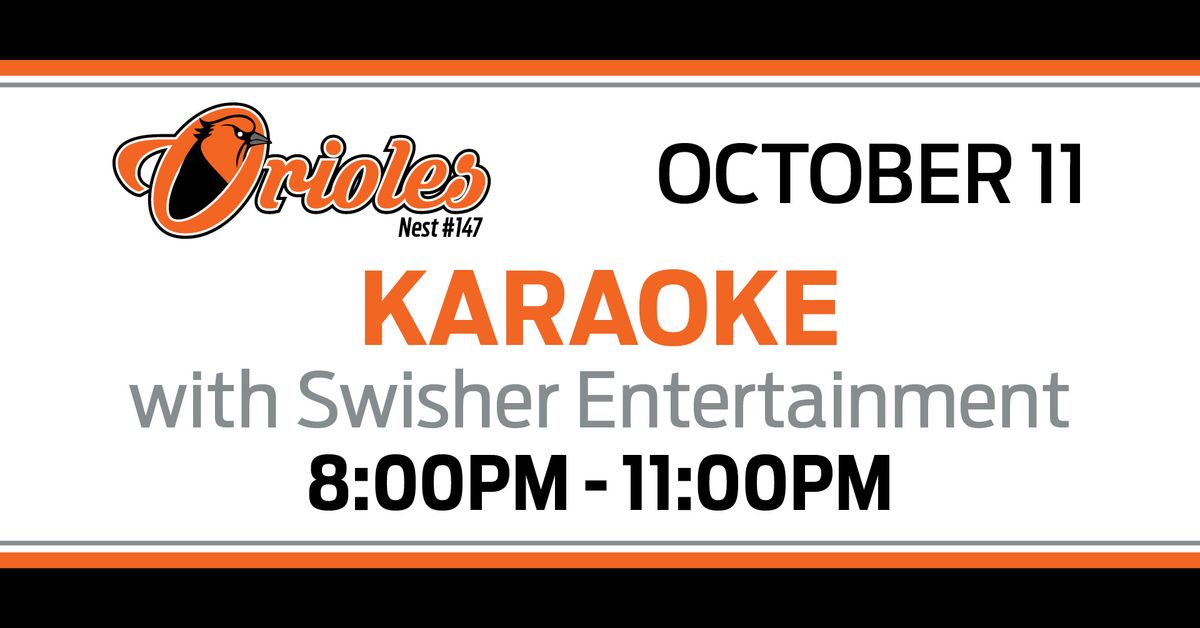 Karaoke with Swisher Entertainment