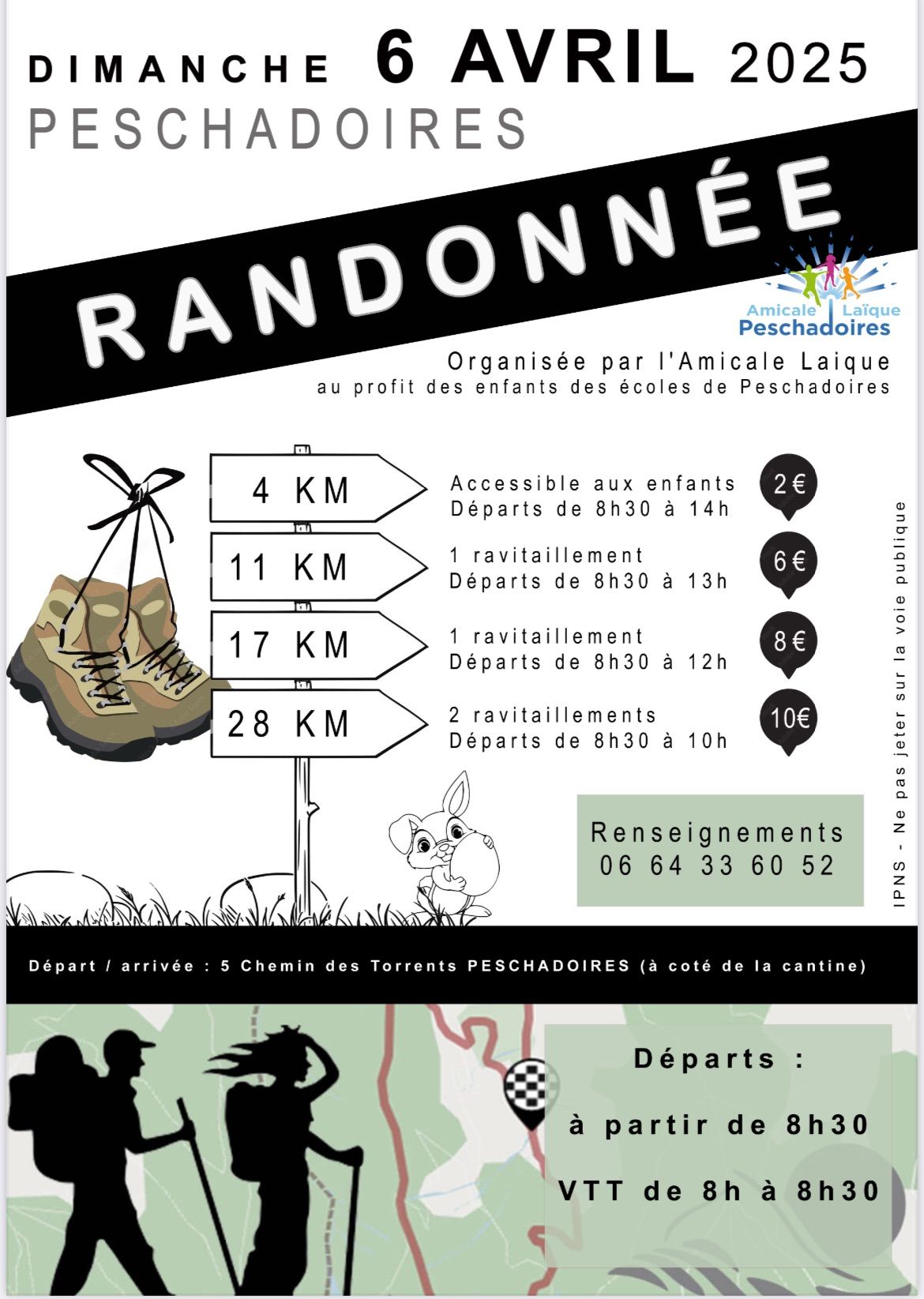 Randonn\u00e9e Peschadoires 6 avril