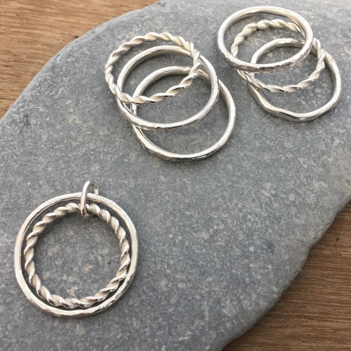 Stacking Rings\/Pendant Workshop with Jess \u2013 Saturday 22 March - 10am-1pm - Yardley Hastings - \u00a359