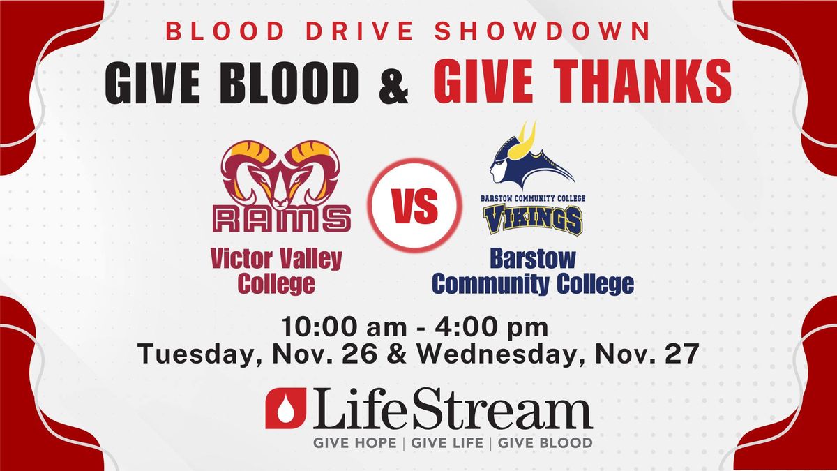 VVC's Blood Drive Show Down