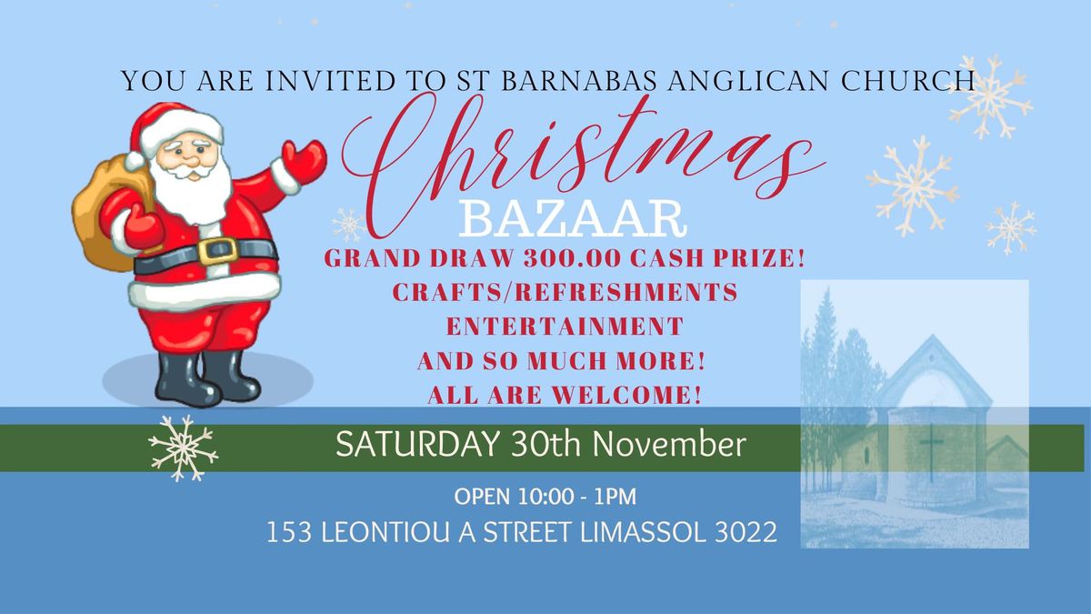 St Barnabas Christmas Bazaar! 