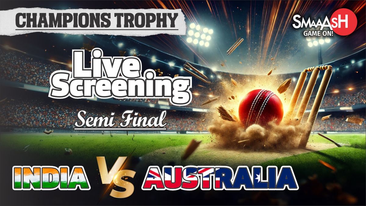 Screening of Champions Trophy Semifinal India vs Australia