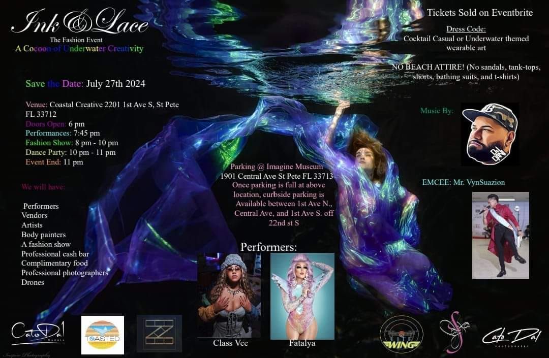 Ink&Lace The fashion event - A coccoon of underwater creativity 