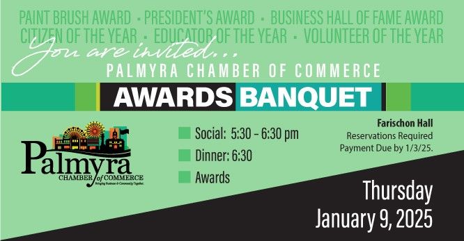 Palmyra Chamber's Annual Awards Banquet