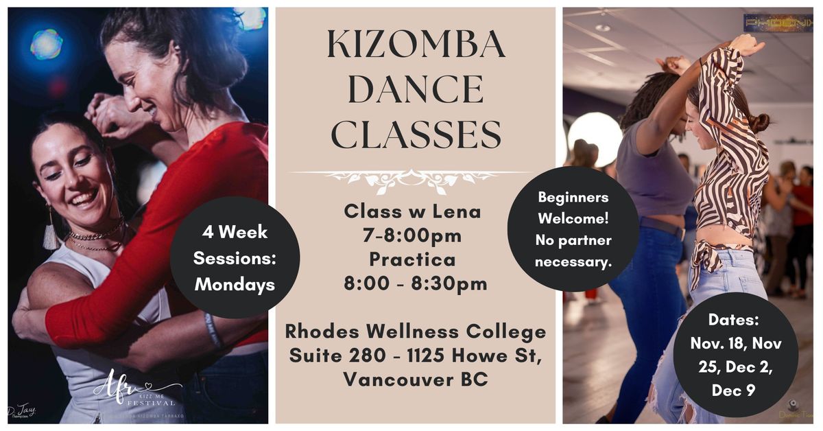 Learn Kizomba w Lena: Partner Dance Classes