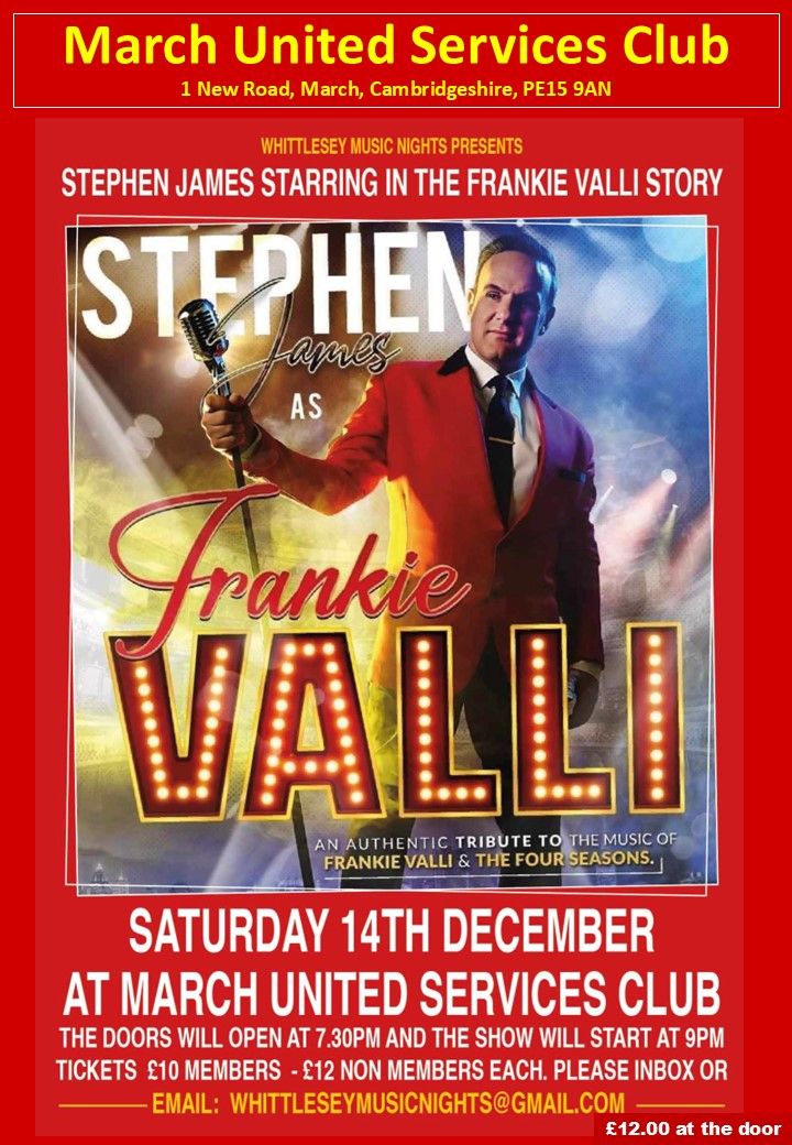 The Frankie Valli Story by Stephen James