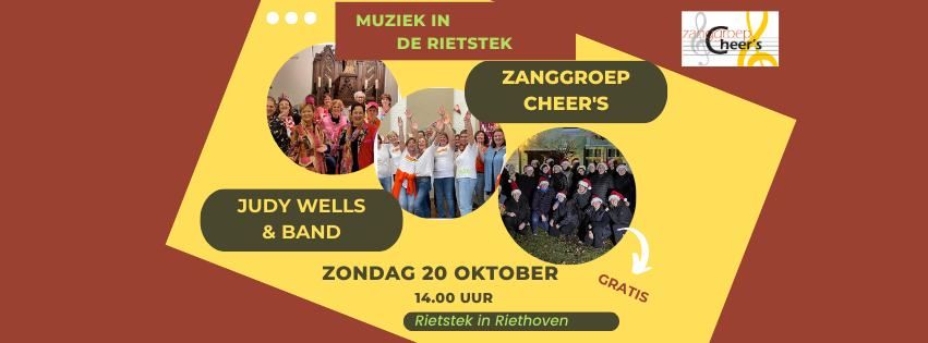 Zanggroep Cheer's en Judy Wells&Band bij Muziek in de Rietstek