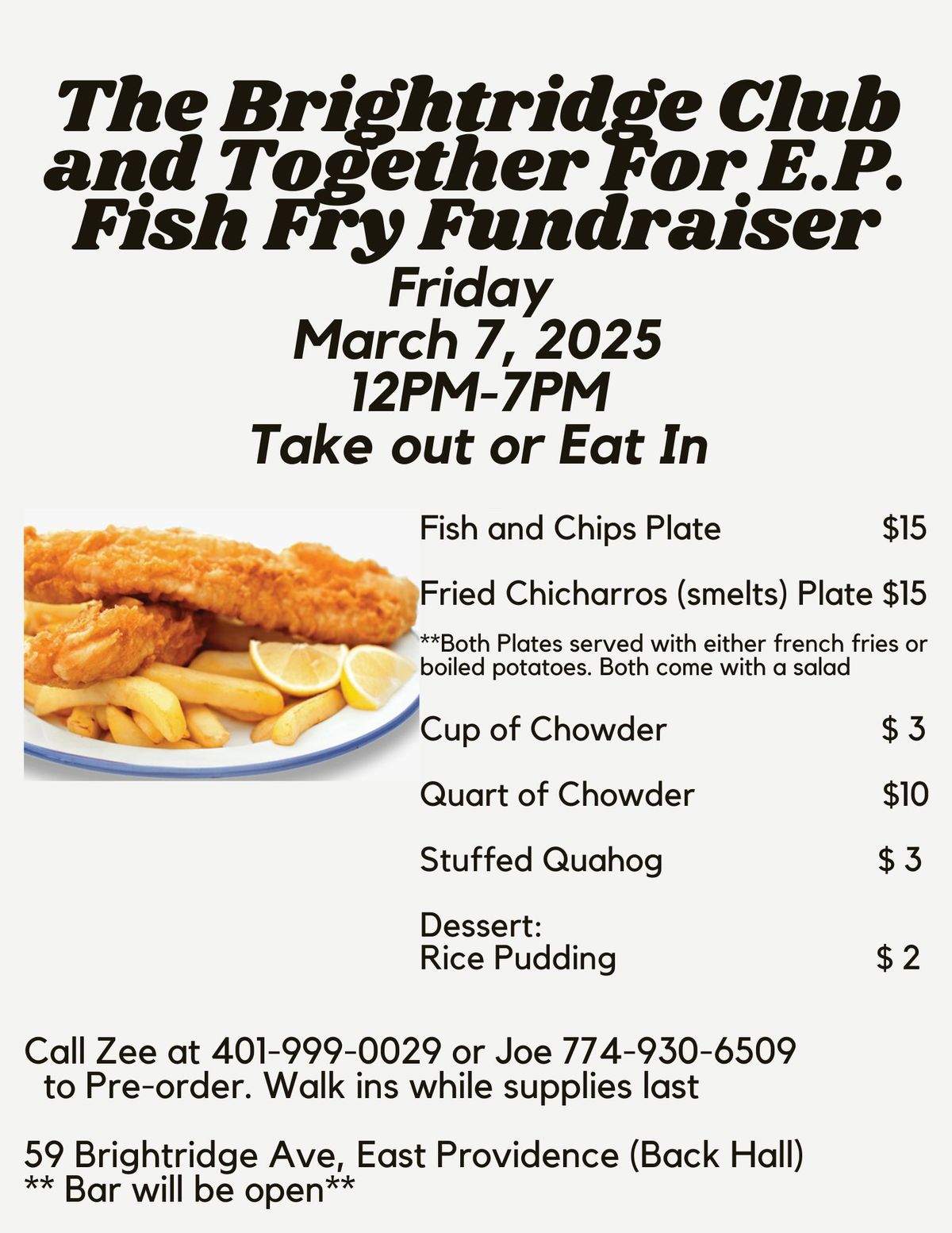 Fish Fry Fundraiser