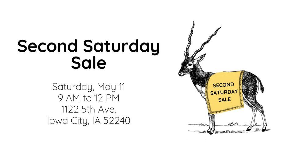 Second Saturday Sale