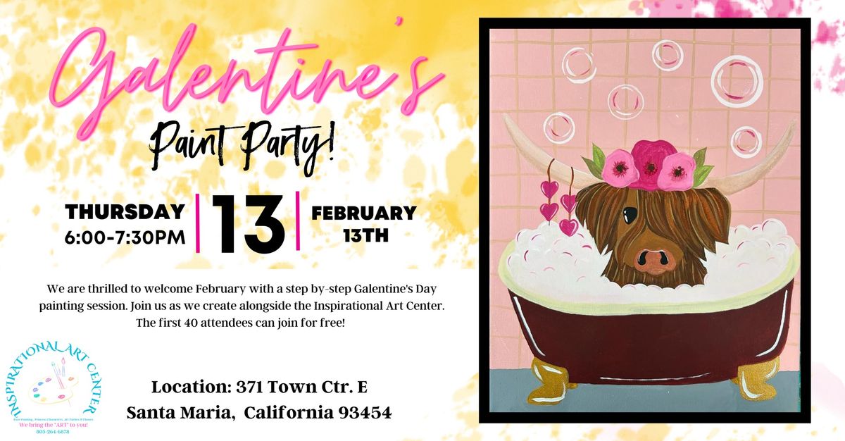 Galentine's Sip and Paint Party