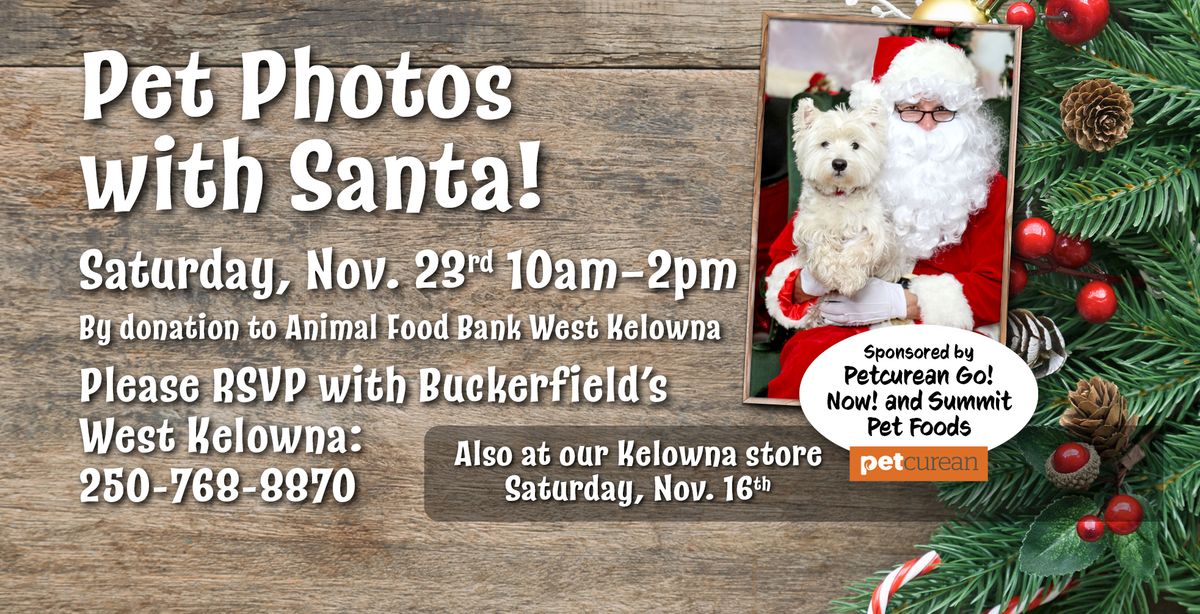 Pet Photos with Santa!