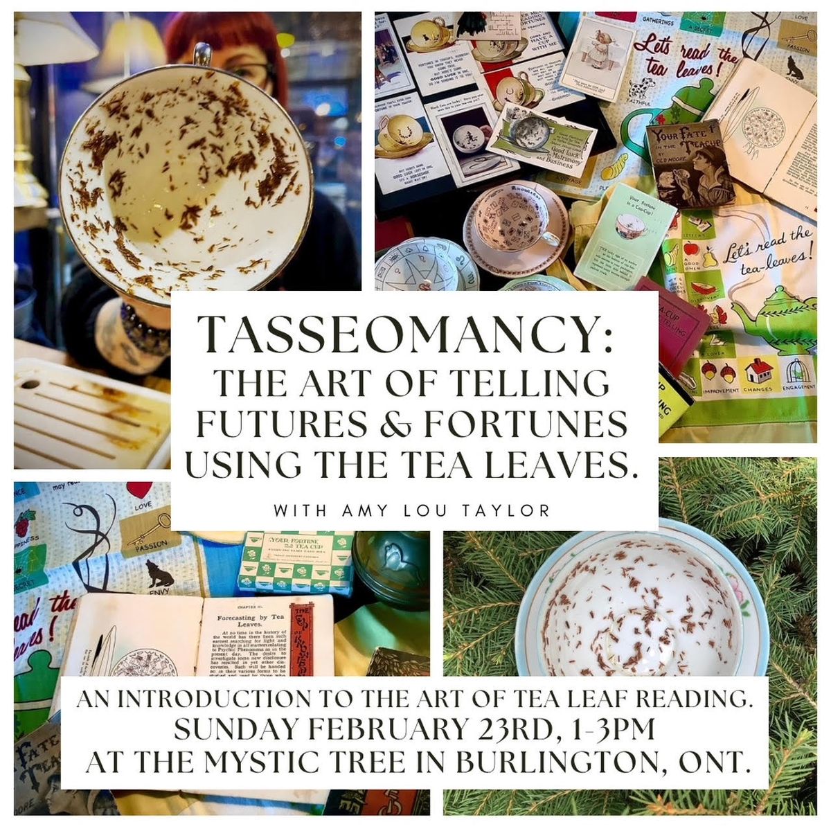 Tasseomancy: The Art of Telling Futures and Fortunes Using the Tea Leaves with Amy Taylor