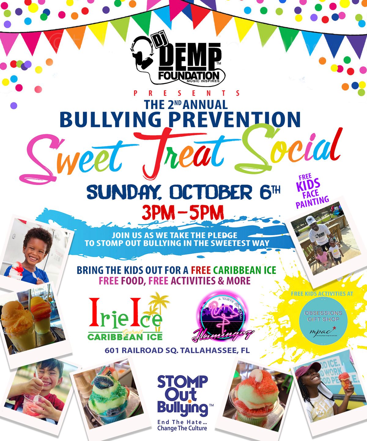 2nd ANNUAL BULLYING PREVENTION SWEET TREAT SOCIAL