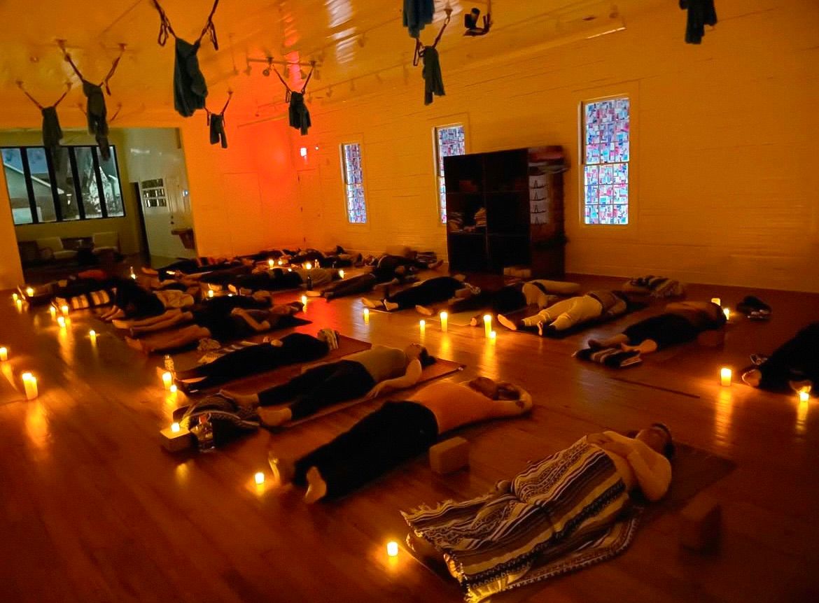 Candlelit Yoga \ud83d\udd6f\ufe0f\u2728