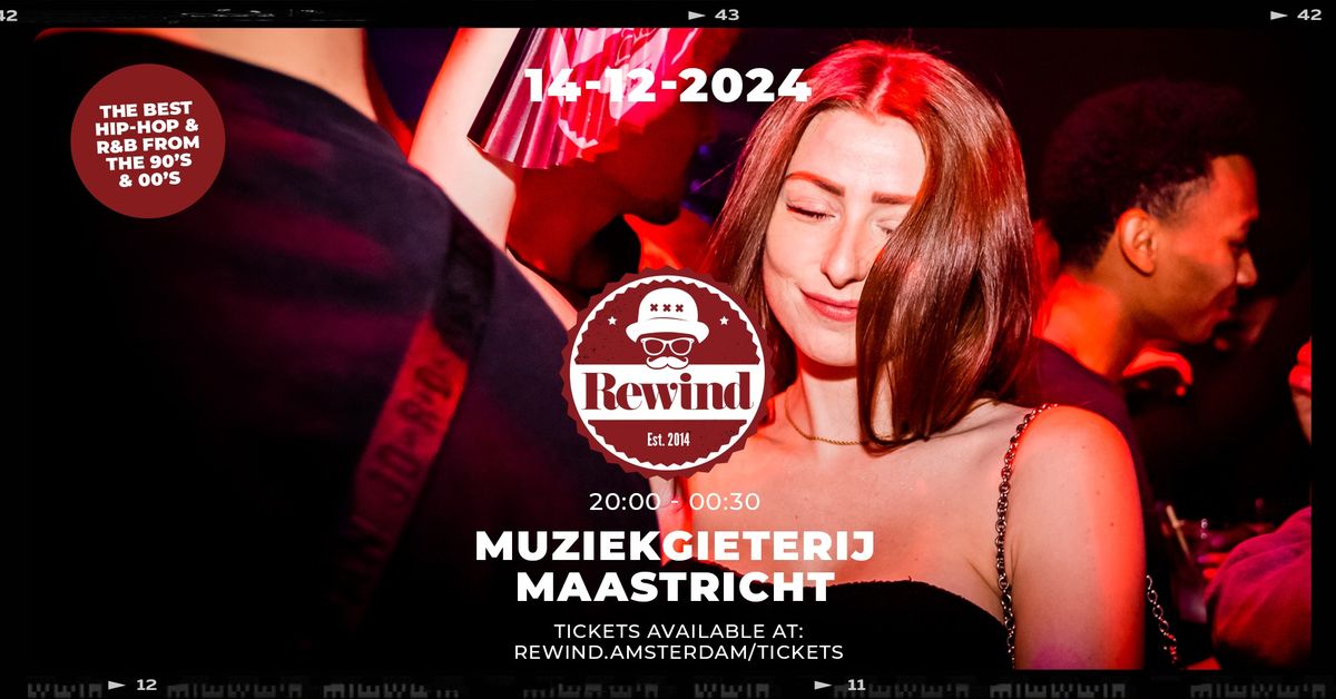 Rewind Maastricht | Muziekgieterij | 20:00 - 00:30