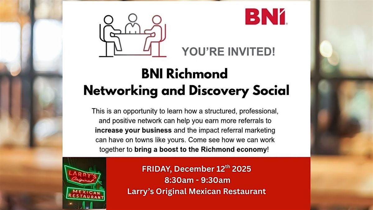 BNI Richmond Chapter Launch