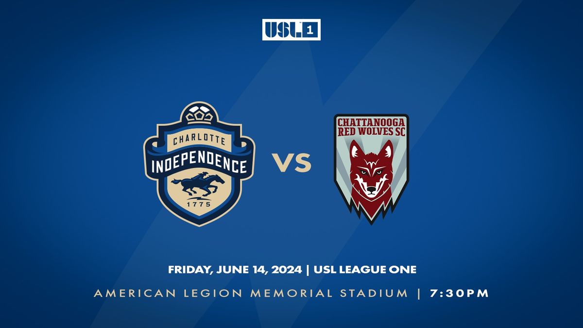 Charlotte Independence vs Chattanooga Red Wolves SC