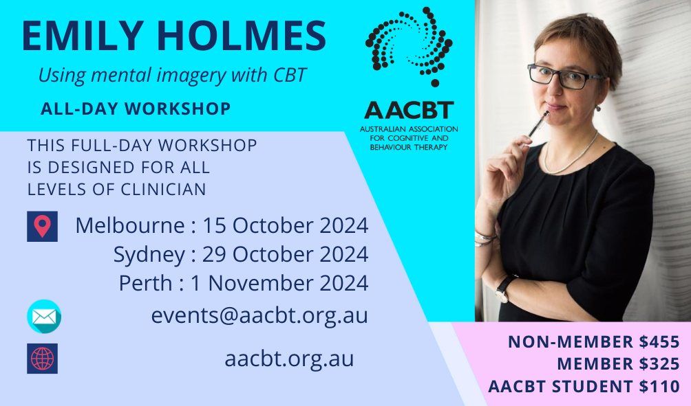 Using mental imagery with CBT - Sydney - Prof Emily Holmes (all-day workshop)