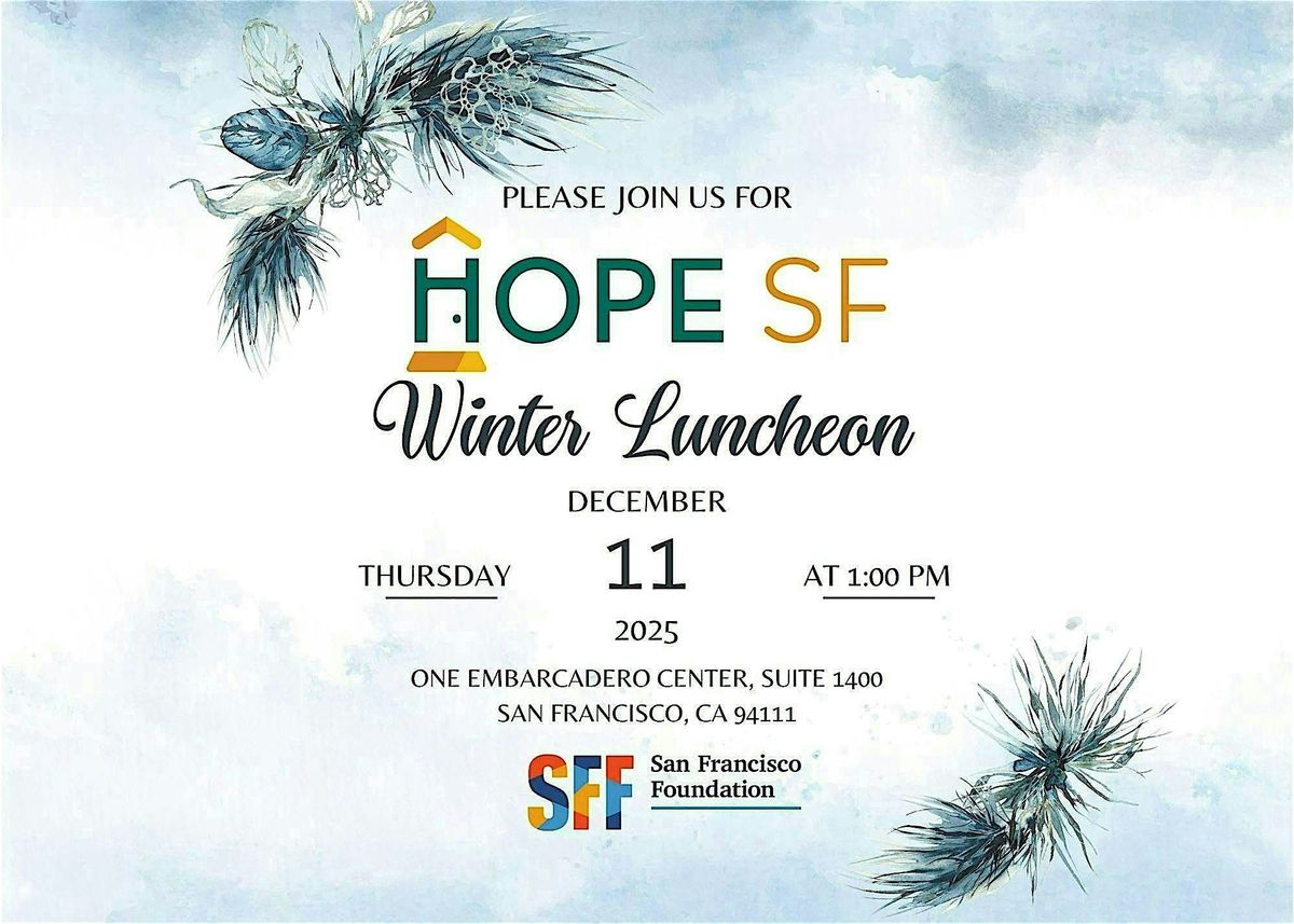 Hope SF Winter Luncheon