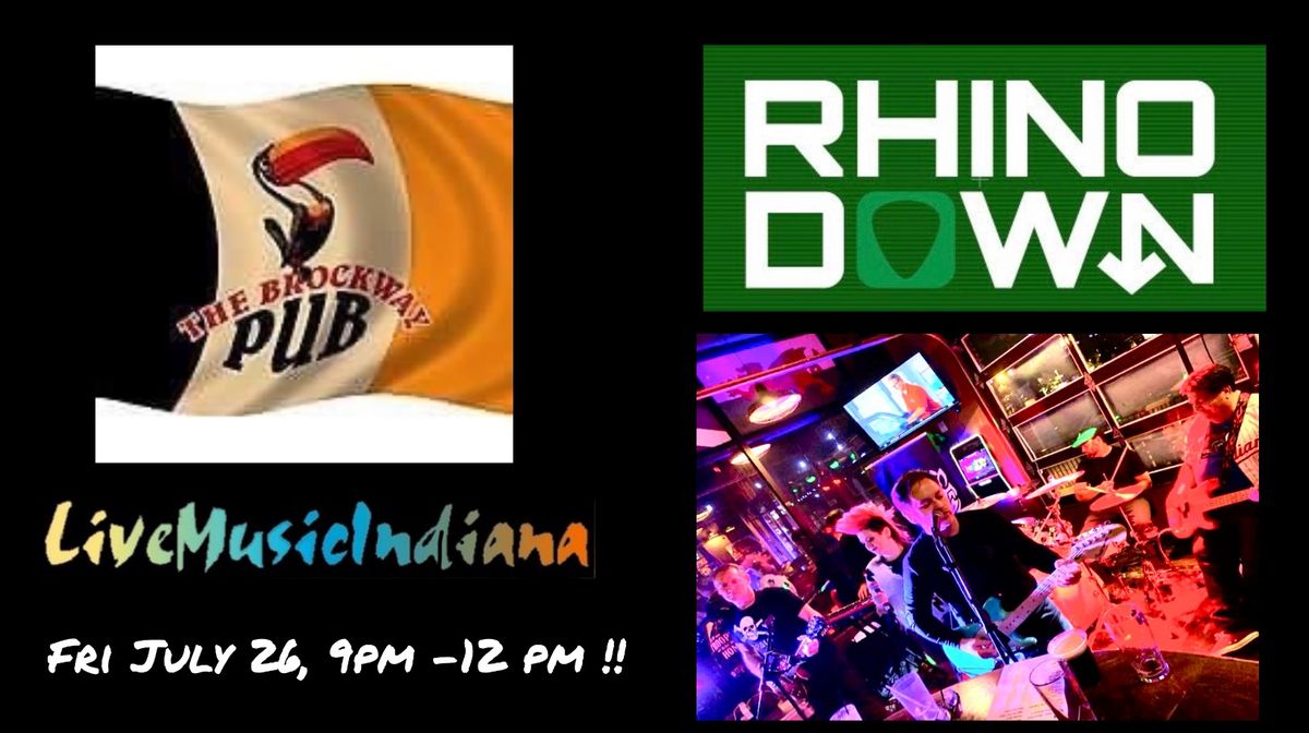 Rhino Down\u2019s Midsummer Party at Brockway presented by Live Music Indiana!