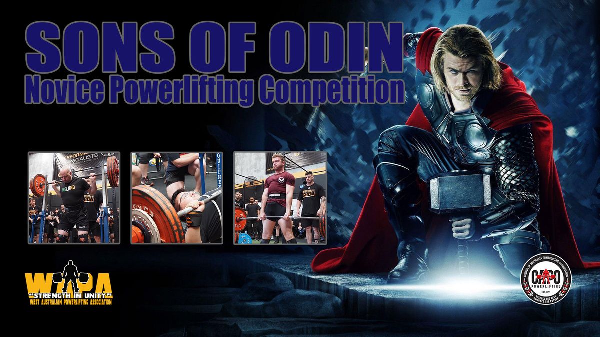 Sons of Odin Novice & Improvers 3 lift Powerlifting Comp.