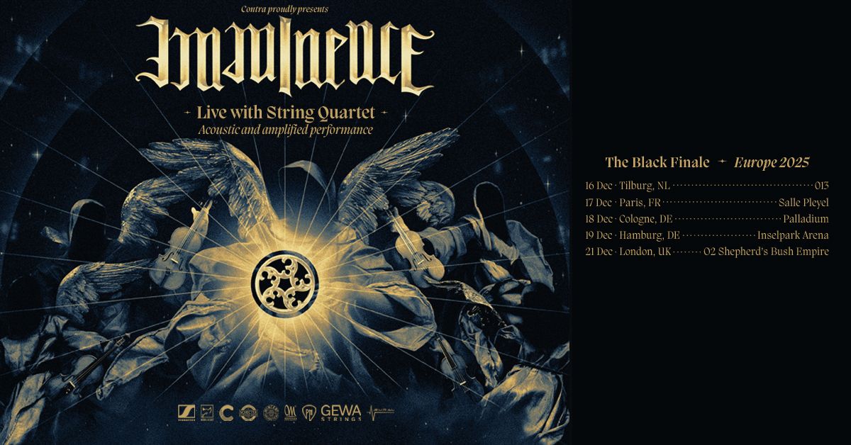 Imminence \/\/ Live with string quartet - The Black Finale \/\/ K\u00f6ln